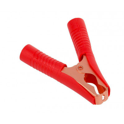An 100A Crocodile Alligator Clip Copper Clamp Black and Red Pair
