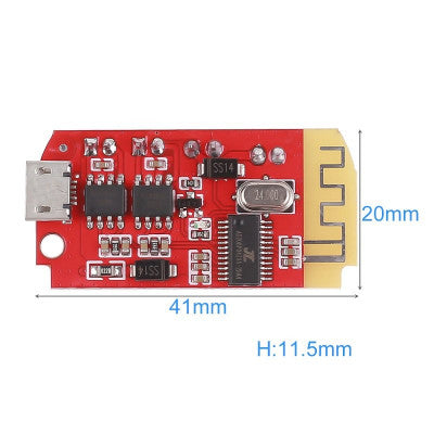 An CT14 Bluetooth 4.2 F Class 5W plus 5W Stereo Audio Amplifier Module with Onboard Micro-USB battery Charging