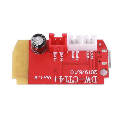 An CT14 Bluetooth 4.2 F Class 5W plus 5W Stereo Audio Amplifier Module with Onboard Micro-USB battery Charging