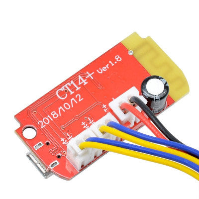 An CT14 Bluetooth 4.2 F Class 5W plus 5W Stereo Audio Amplifier Module with Onboard Micro-USB battery Charging