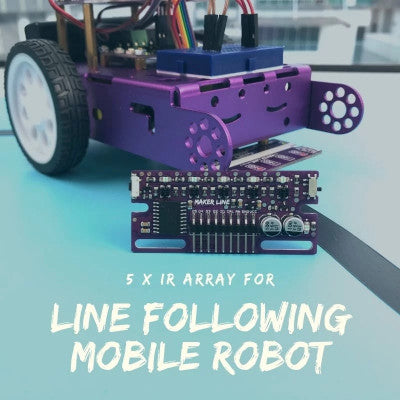 An Cytron Maker Line: Simplifying Line Sensor For Beginner