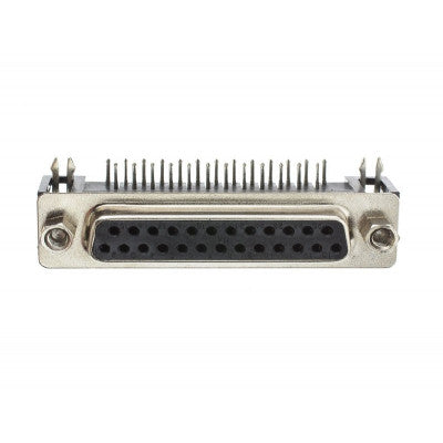 An DB25 Female Right Angle Connector - 25 Pin - PCB Mount