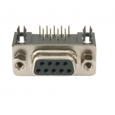 An DB9 Female Right Angle Connector - 9 Pin - PCB Mount