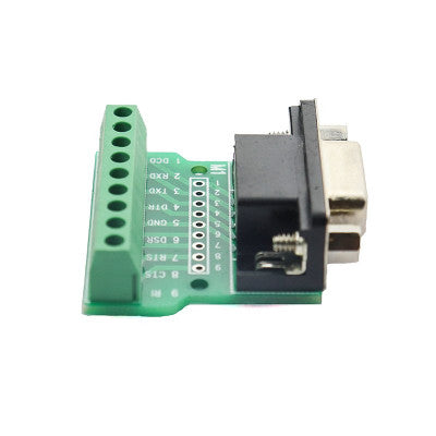 An DB9 Female Screw Terminal to RS232 RS485 Conversion Board