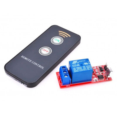 An DC 1 Channel 12V Relay Module Infrared IR Remote Switch Control