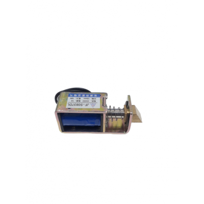 An DC 12V 1A 10mm Stroke 19N Force Open Frame Solenoid Door Lock