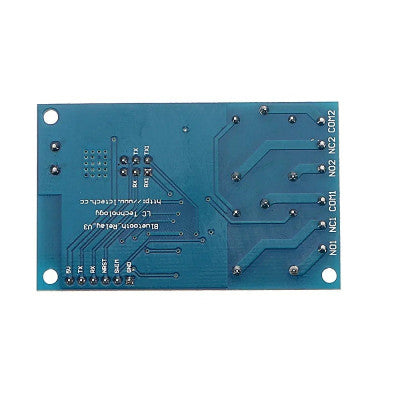 An DC 12V 2 Channel Bluetooth Wireless Control Relay Module