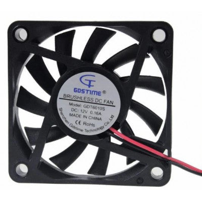 An DC 12V 6010 Cooling Fan - 60X60X10 mm Size