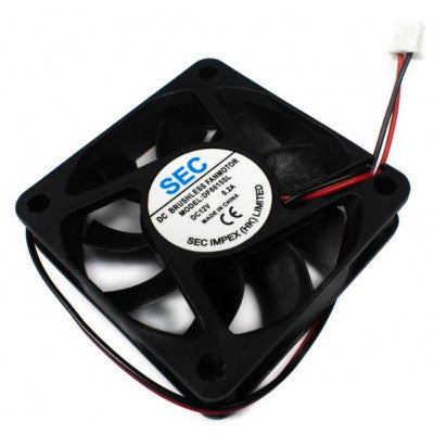 An DC 12V 6015 Cooling Fan - 60X60X15 mm Size