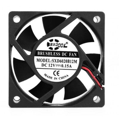 An DC 12V 6020 Cooling Fan - 60X60X20 mm Size