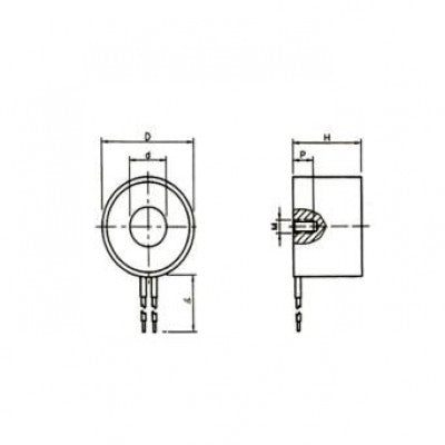 An DC 12V KK-P30/25 15KG Lifting Solenoid Electromagnet