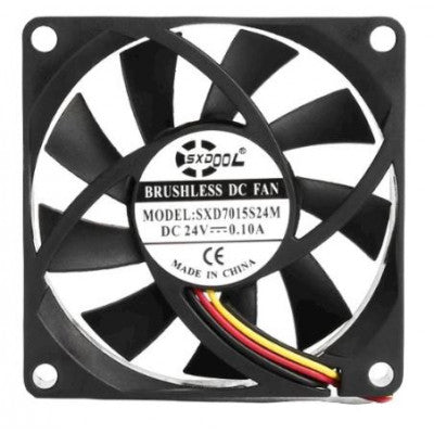 An DC 24V 7015 Cooling Fan - 70X70X15 mm Size
