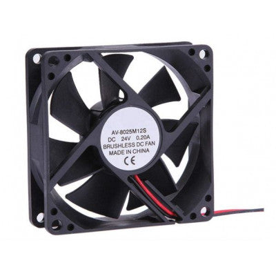 An DC 24V 8025 Cooling Fan - 80X80X25 mm Size
