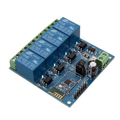 An DC 5V 4 Channel Bluetooth Wireless Control Relay Module