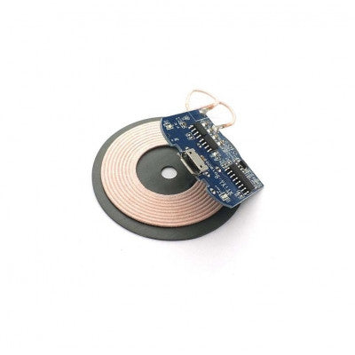 An DC 5V Qi Standard Micro USB Input PCBA Circuit Board With Coil for Wireless Phone Charging - Transmitter