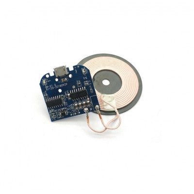 An DC 5V Qi Standard Micro USB Input PCBA Circuit Board With Coil for Wireless Phone Charging - Transmitter