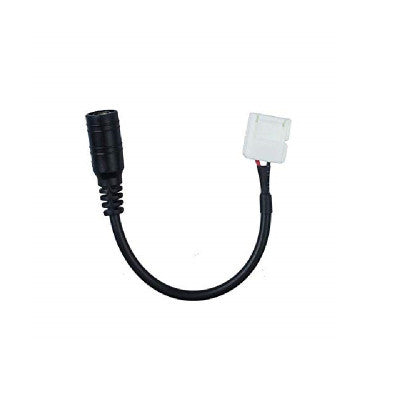 An DC Connector to 2pin 10mm Free Welding Connector 5.5 x 2.1mm Jack Cable Wires Adapters for Single Color LED Strip