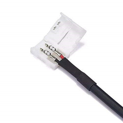 An DC Connector to 2pin 10mm Free Welding Connector 5.5 x 2.1mm Jack Cable Wires Adapters for Single Color LED Strip
