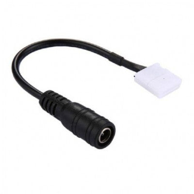 An DC Connector to 2pin 10mm Free Welding Connector 5.5 x 2.1mm Jack Cable Wires Adapters for Single Color LED Strip