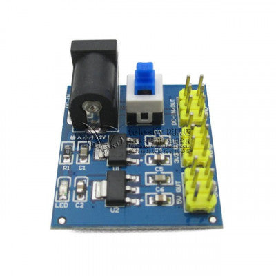 An DC-DC 12V to 3.3V 5V 12V Power Module Multi Output Voltage Conversion