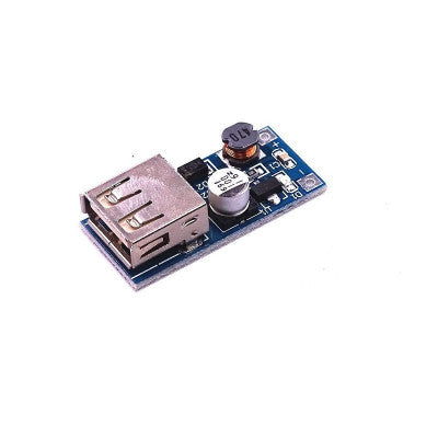 An DC-DC Boost Module 0.9V-5V to 5V 600MA USB Step-Up Board 5V Output