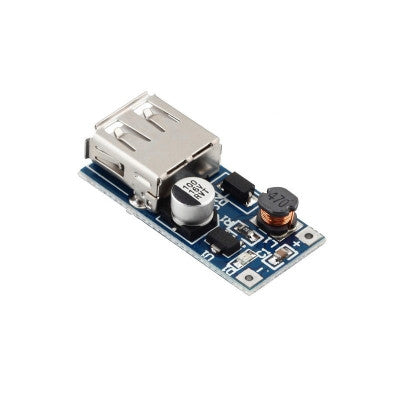 An DC-DC Boost Module 0.9V-5V to 5V 600MA USB Step-Up Board 5V Output