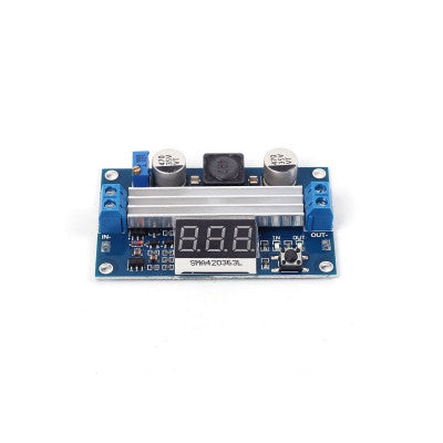 An DC-DC High Power Adjustable Step-up Module 3.0-35V to 3.5-35V 100W with Digital Display Voltmeter