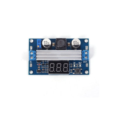 An DC-DC High Power Adjustable Step-up Module 3.0-35V to 3.5-35V 100W with Digital Display Voltmeter