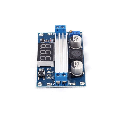 An DC-DC High Power Adjustable Step-up Module 3.0-35V to 3.5-35V 100W with Digital Display Voltmeter