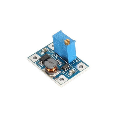 An SX1308 DC-DC Step Up Adjustable Power Supply 28V 2A 1.2Mhz Power Booster Module