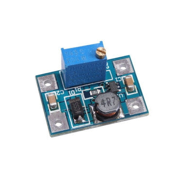An SX1308 DC-DC Step Up Adjustable Power Supply 28V 2A 1.2Mhz Power Booster Module