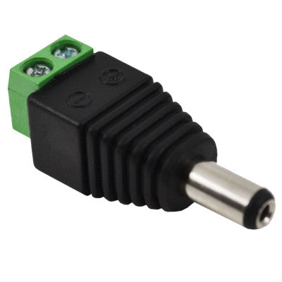 An DC Power Jack Male Connector with 2 pin Screw Terminal - 2.1 x 5.5mm