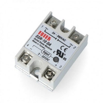 An DC To AC SSR-10DA Solid State Relay Module 3-32 VDC /24-380VAC 10A