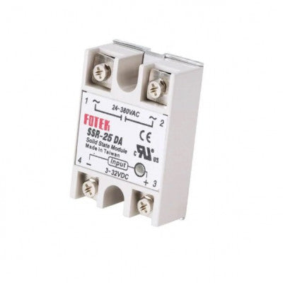 An DC To AC SSR-25DA Solid State Relay Module 3-32 VDC /24-380VAC 25A