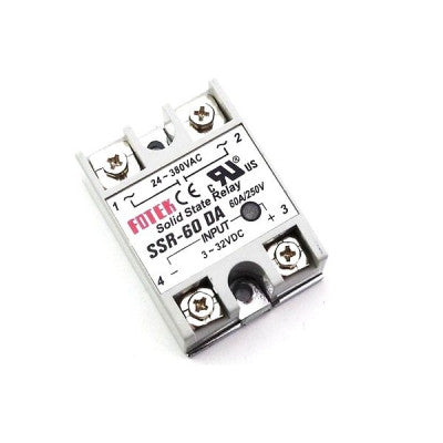 An DC To AC SSR-60DA Solid State Relay Module 3-32 VDC /24-380VAC 60A