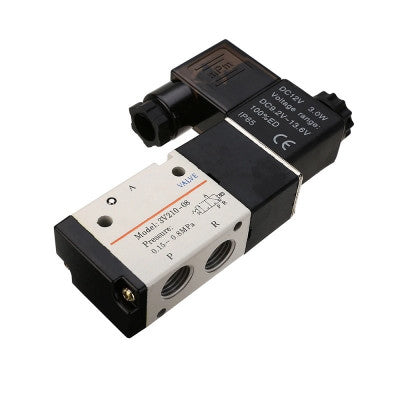 An DC12V 1-4 inch 3 Way 2 Position Pneumatic Solenoid Valve for Water Air Gas