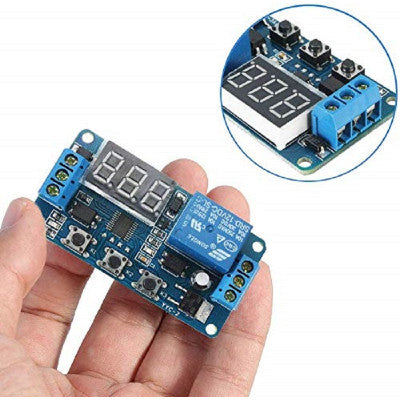 An DC12V 1 Channel Relay Module Delay Timer Control Switch Board