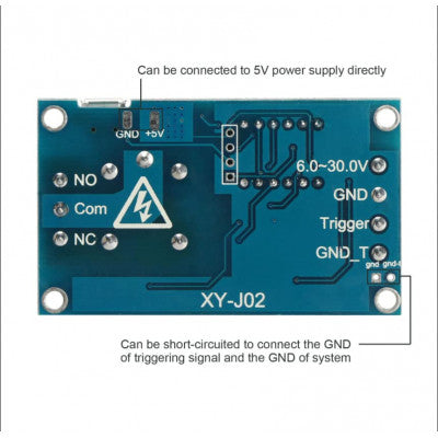 An DC5V 1 Channel Relay Module Delay Timer Control Switch Board