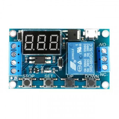 An DC5V 1 Channel Relay Module Delay Timer Control Switch Board