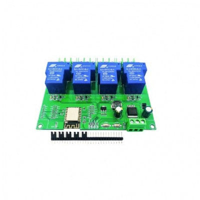 An DC7-28/5V 30A ESP8266 WIFI 4 Channel Relay Module ESP-12F Development Board