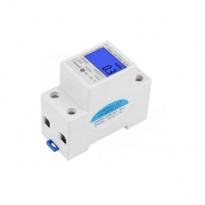 An DDS528L DIN Rail Mounting Digital LCD Single Phase Energy Meter