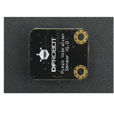 An DFRobot Gravity Flexible Piezo Film Vibration Sensor