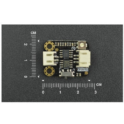 An DFRobot Gravity Flexible Piezo Film Vibration Sensor