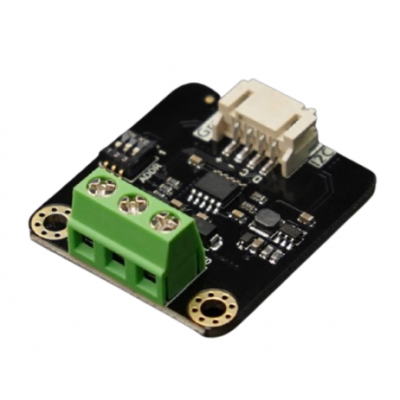An DFRobot Gravity GP8413 2-Channel 15-bit I2C to 0-5V/10V DAC Module