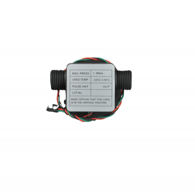 An DFRobot Gravity Liquid Flow Sensor (G1/2)