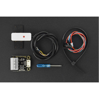 An DFRobot Non-contact Capacitive Liquid Level Sensor for Container ODgreater than 11mm