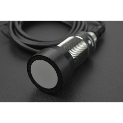 An DFRobot URM15 75KHZ Ultrasonic Sensor (30~500cm, RS485)