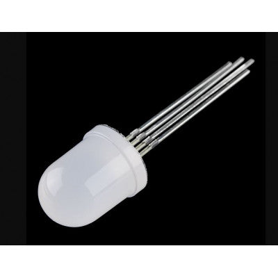 An Diffused RGB Common Anode LED 10mm Tricolor - 5 Pieces Pack