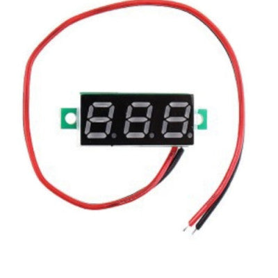 An Digital DC Mini Voltmeter 0.36 inch - 2 Wire Module - 4.5V to 30V