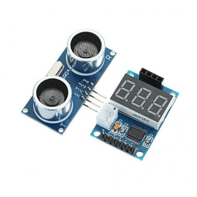 An Digital Display for HC-SR04 Ultrasonic Distance Sensor Module